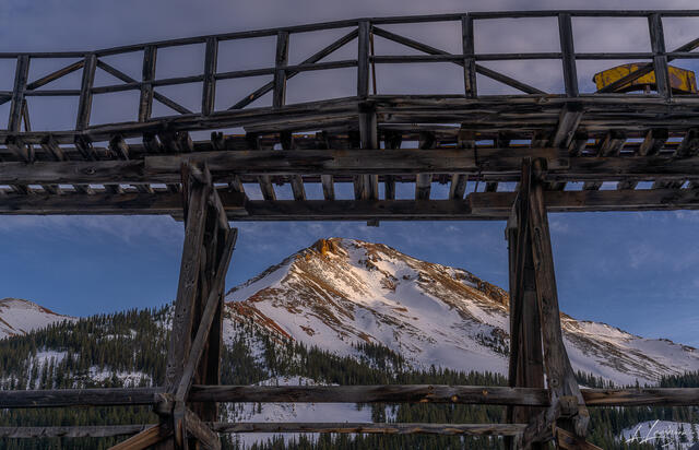 Red Mountain through Trestle Frame