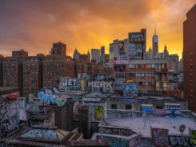 Chinatown Rooftops - NYC
