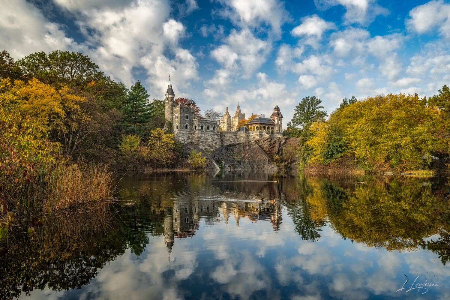 Belvedere Castle in the Fall