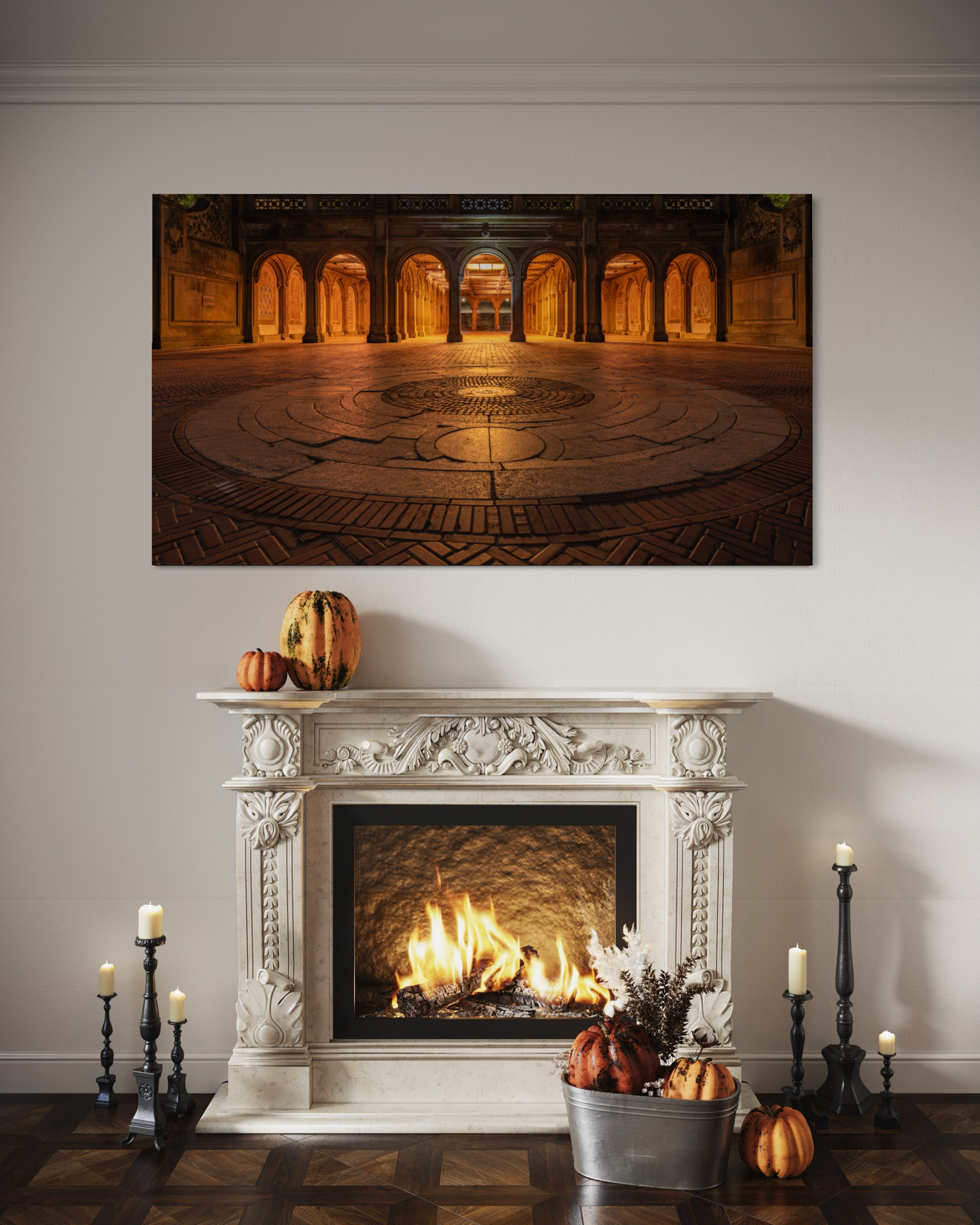 Golden Midnight at Bethesda | Bethesda Terrace, Central Park, NYC | Lawrence Leyderman Photography Golden Midnight at Bethesda | Bethesda Terrace, Central Park, NYC | Lawrence Leyderman Photography