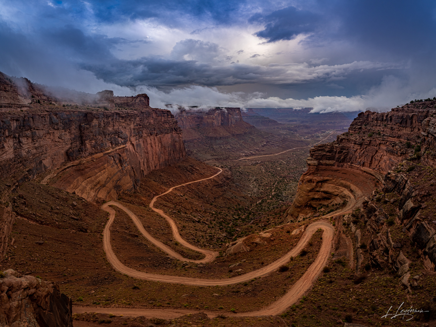 Trail, Off-Road, Moab, Canyonlands, Switchbacks,