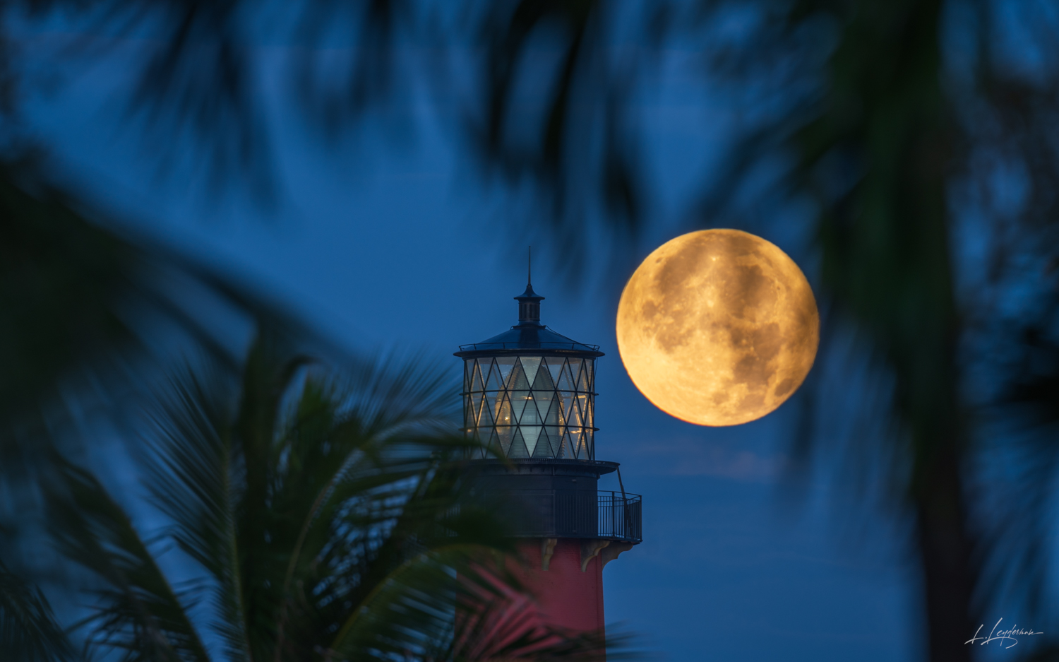 Lighthouse Moonset 3 Lighthouse Moonset 3
